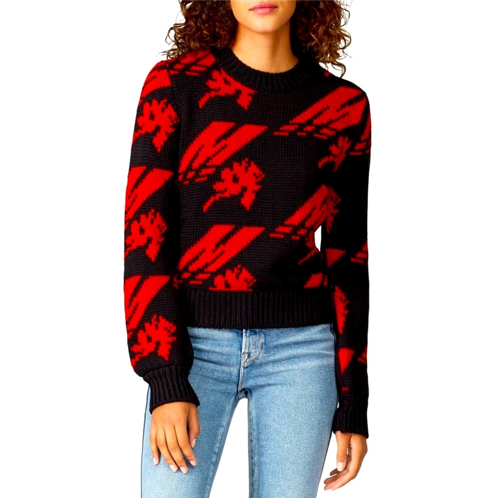 Msgmlogo Pattern Knit Sweater - image 1